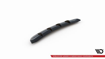 Heckansatz Diffusor passend für Ford Mondeo Vignale Mk5 FL schwarz Hochglanz