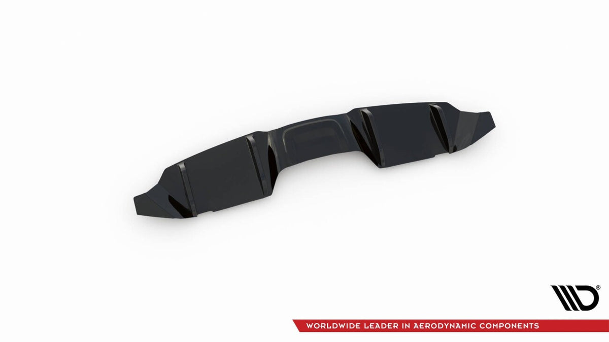 Heckansatz Diffusor passend für Ford Mustang Mk. 6 FL Carbon Look