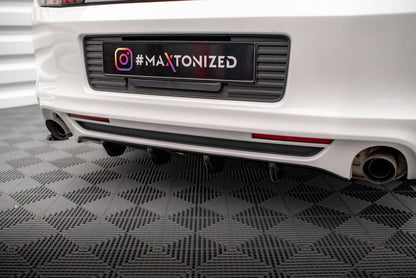 Heckansatz Diffusor passend für Ford Mustang Mk5 FL schwarz Hochglanz