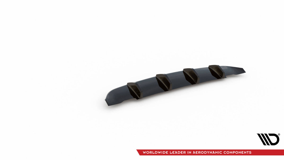 Heckansatz Diffusor passend für Ford Mustang Mk5 FL schwarz Hochglanz