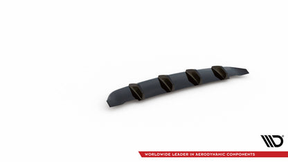 Heckansatz Diffusor passend für Ford Mustang Mk5 FL schwarz Hochglanz
