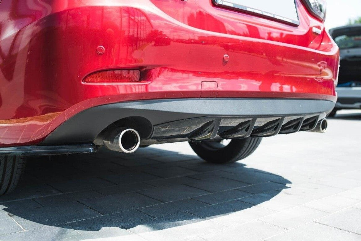 Heckansatz Diffusor passend für Mazda 6 GJ (Mk3) FL schwarz Hochglanz