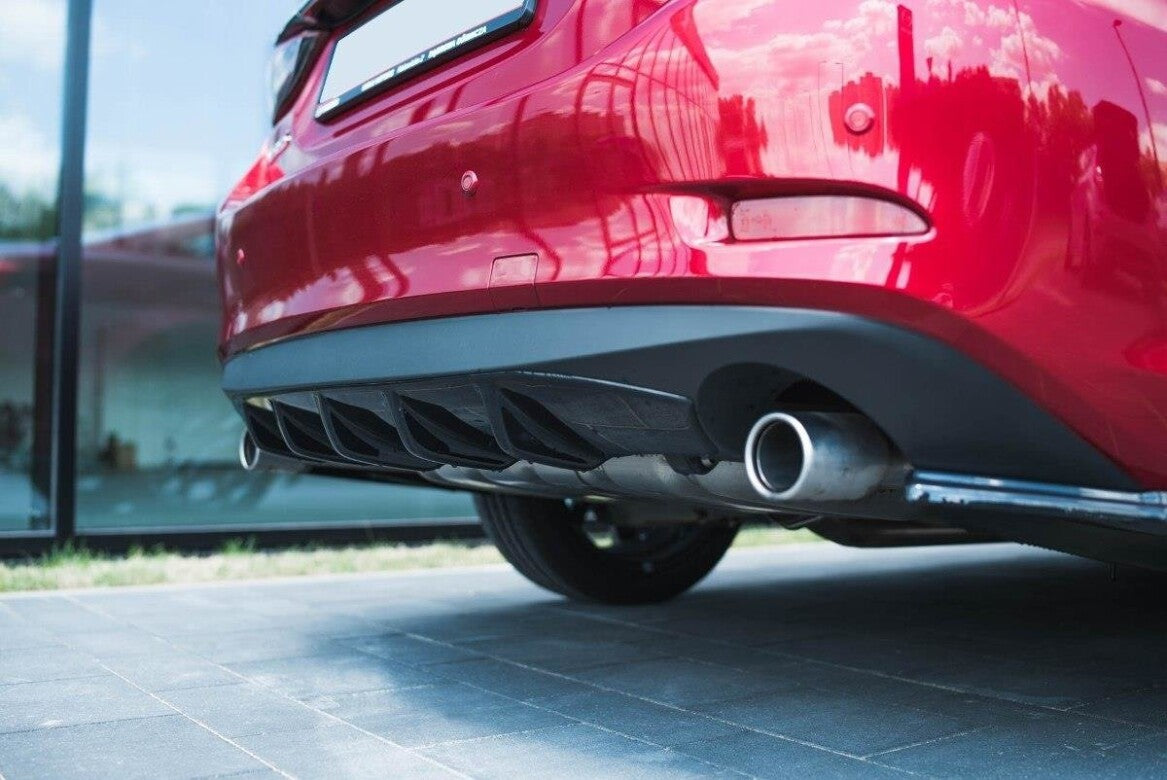 Heckansatz Diffusor passend für Mazda 6 GJ (Mk3) FL schwarz Hochglanz