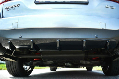 Heckansatz Diffusor passend für Mazda 6 GJ (Mk3) schwarz Hochglanz