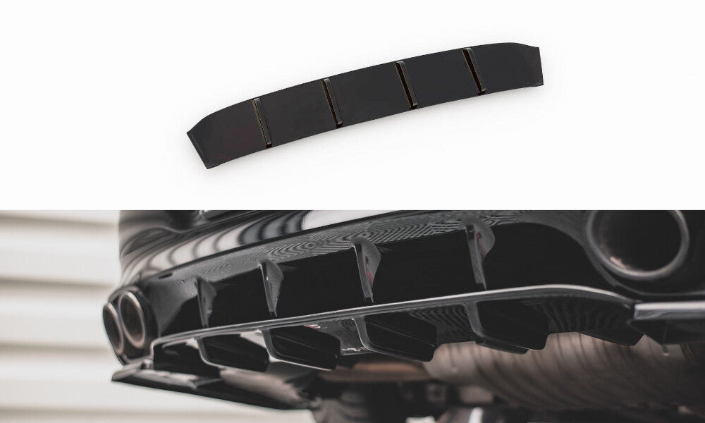 Heckansatz Diffusor passend für Mercedes-AMG CLA 35 Aero / 45 Aero C118 schwarz Hochglanz