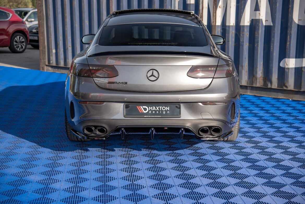Heckansatz Diffusor passend für Mercedes-AMG E53 Coupe C238 / Cabriolet A238 schwarz Hochglanz