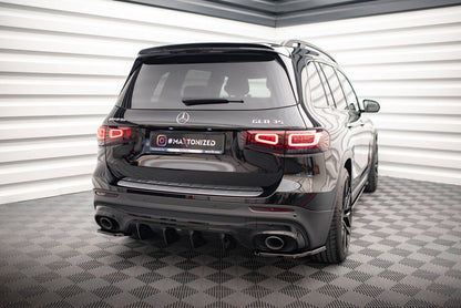 Heckansatz Diffusor passend für Mercedes-AMG GLB 35 / AMG-Line X247 schwarz Hochglanz