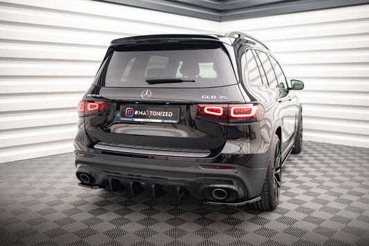 Heckansatz Diffusor passend für Mercedes-AMG GLB 35 / AMG-Line X247 schwarz Hochglanz