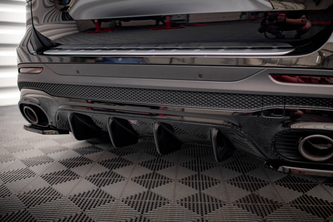 Heckansatz Diffusor passend für Mercedes-AMG GLB 35 / AMG-Line X247 schwarz Hochglanz