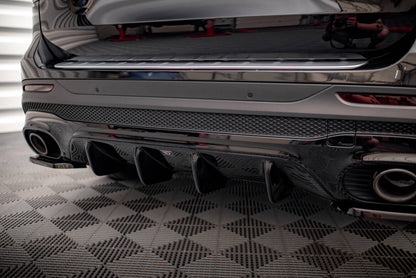 Heckansatz Diffusor passend für Mercedes-AMG GLB 35 / AMG-Line X247 schwarz Hochglanz