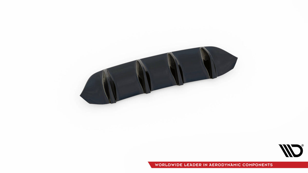 Heckansatz Diffusor passend für Mercedes-AMG GLB 35 / AMG-Line X247 schwarz Hochglanz