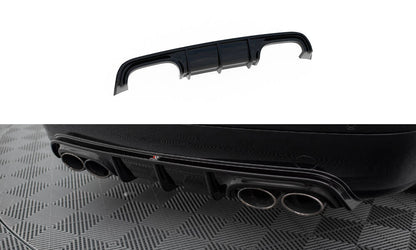 Heckansatz Diffusor passend für Mercedes CLK W209 schwarz Hochglanz