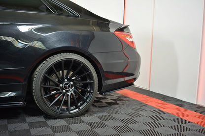 Heckansatz Diffusor passend für Mercedes E-Klasse W207 Coupe AMG-Line schwarz Hochglanz