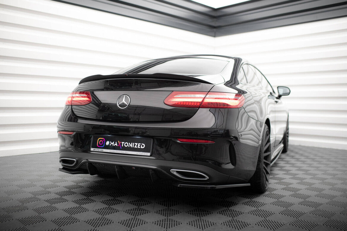 Heckansatz Diffusor passend für Mercedes E-Klasse W213 Coupe(C238) / Cabriolet (A238) AMG-Line schwarz Hochglanz