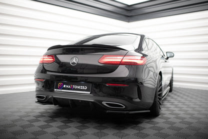 Heckansatz Diffusor passend für Mercedes E-Klasse W213 Coupe(C238) / Cabriolet (A238) AMG-Line schwarz Hochglanz