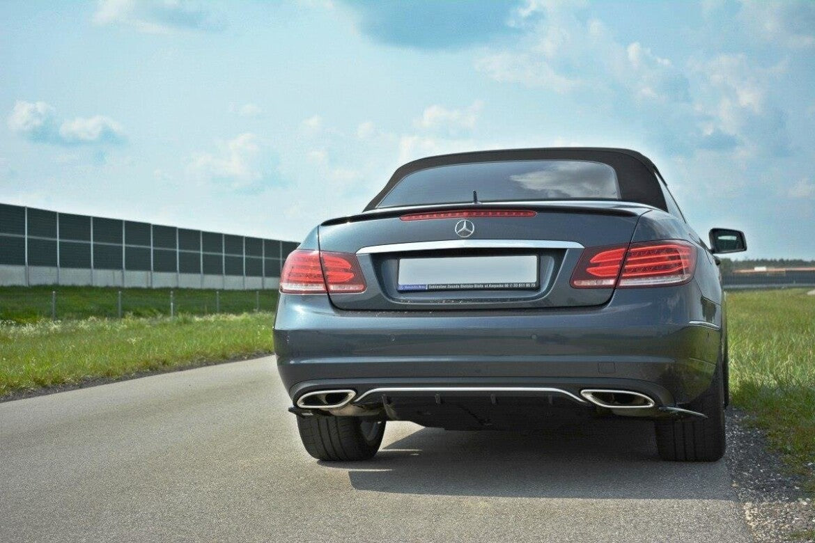 Heckansatz Diffusor passend für Mercedes E W212 Carbon Look