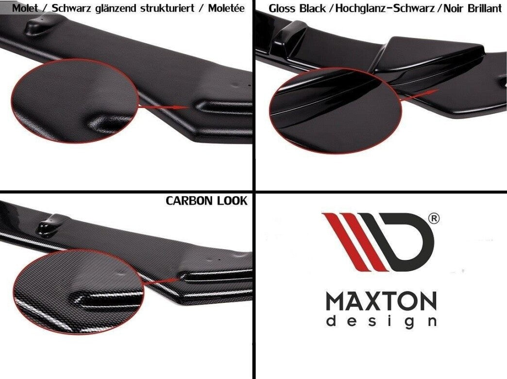 Heckansatz Diffusor passend für Mercedes E W212 Carbon Look