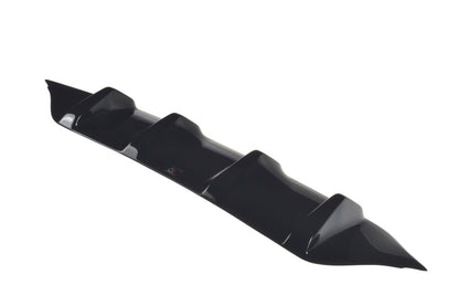 Heckansatz Diffusor passend für Mercedes E43 AMG / AMG-Line Limousine / Kombi W213 / S213 schwarz Hochglanz