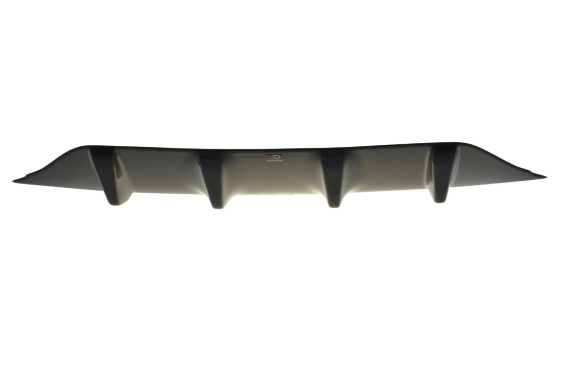 Heckansatz Diffusor passend für Mercedes E43 AMG / AMG-Line Limousine / Kombi W213 / S213 schwarz Hochglanz