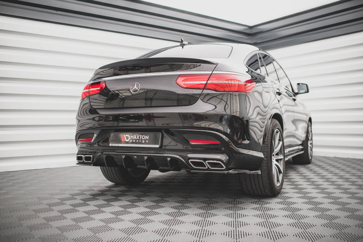 Heckansatz Diffusor passend für Mercedes GLE Coupe 63 AMG C292 schwarz Hochglanz