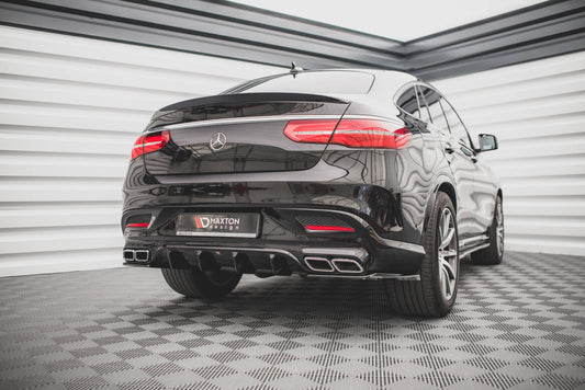 Heckansatz Diffusor passend für Mercedes GLE Coupe 63 AMG C292 schwarz Hochglanz