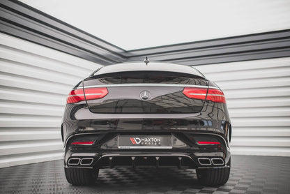 Heckansatz Diffusor passend für Mercedes GLE Coupe 63 AMG C292 schwarz Hochglanz