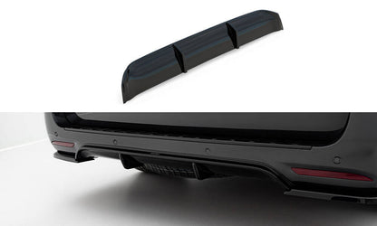 Heckansatz Diffusor passend für Mercedes V-Klasse AMG-Line W447 FL schwarz Hochglanz