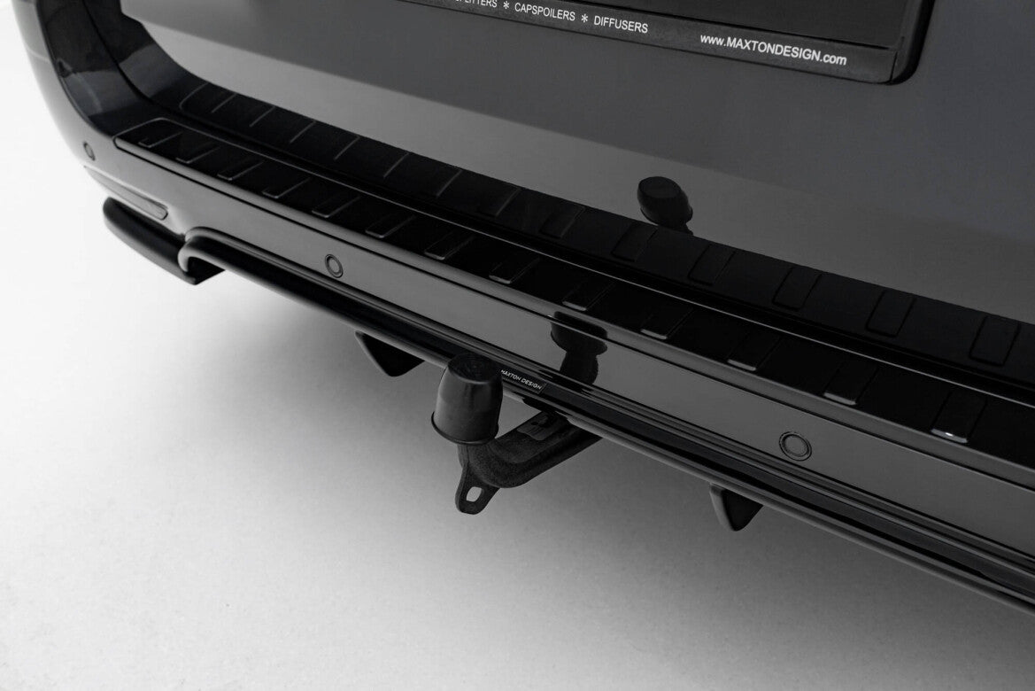 Heckansatz Diffusor passend für Mercedes V-Klasse AMG-Line W447 FL schwarz Hochglanz