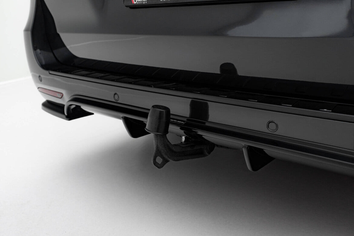 Heckansatz Diffusor passend für Mercedes V-Klasse AMG-Line W447 FL schwarz Hochglanz