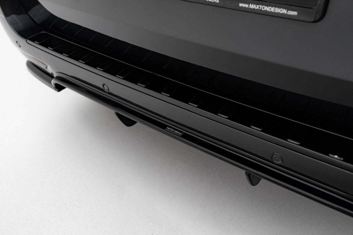 Heckansatz Diffusor passend für Mercedes V-Klasse AMG-Line W447 FL schwarz Hochglanz