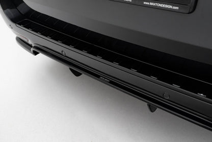 Heckansatz Diffusor passend für Mercedes V-Klasse AMG-Line W447 FL schwarz Hochglanz