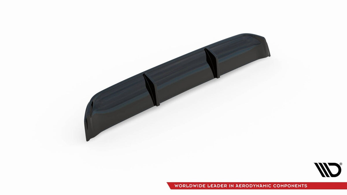 Heckansatz Diffusor passend für Mercedes V-Klasse AMG-Line W447 FL schwarz Hochglanz