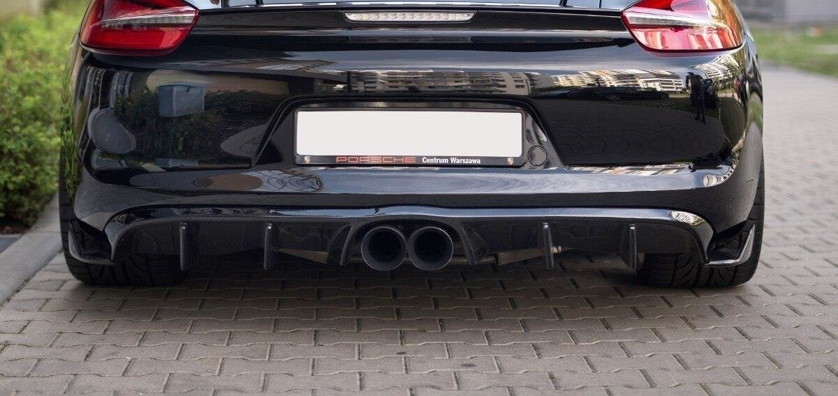 Heckansatz Diffusor passend für Porsche Cayman Mk2 981C