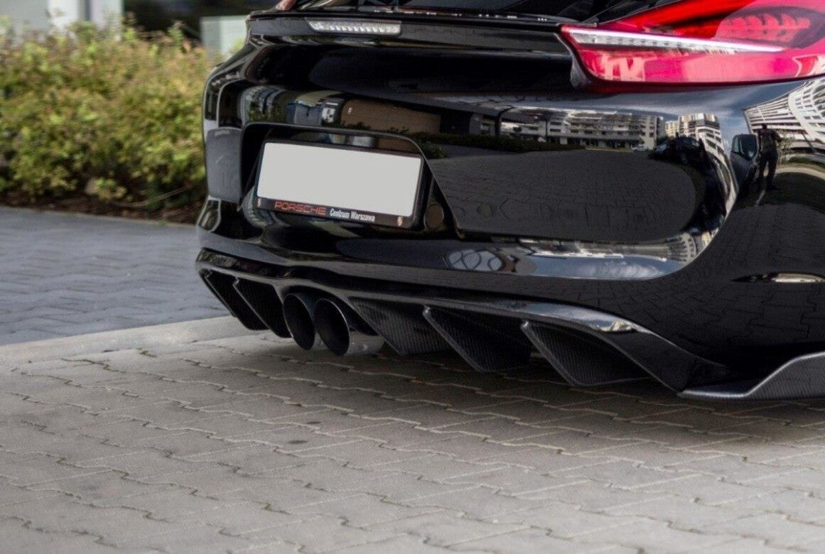 Heckansatz Diffusor passend für Porsche Cayman Mk2 981C