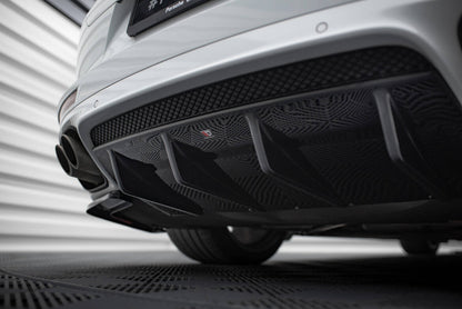 Heckansatz Diffusor passend für Porsche Panamera GTS 971 schwarz Hochglanz