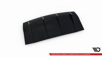 Heckansatz Diffusor passend für Porsche Panamera GTS 971 schwarz Hochglanz