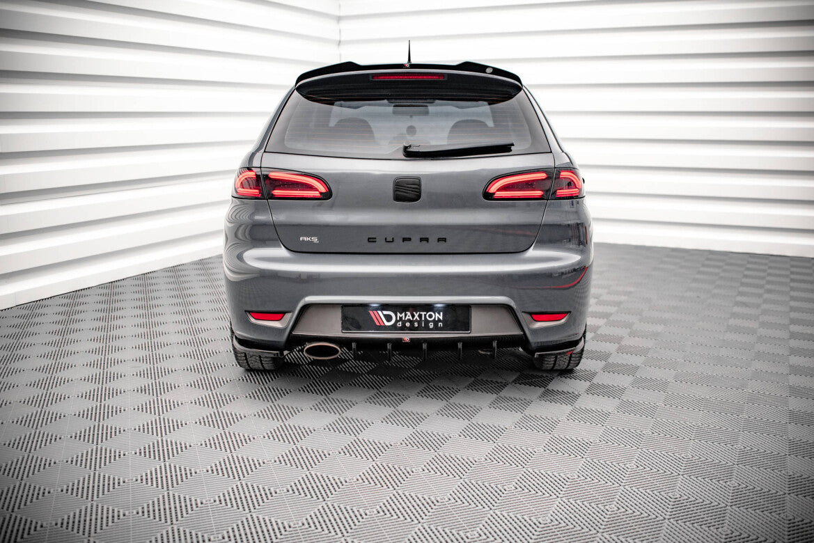 Heckansatz Diffusor passend für Seat Ibiza CUPRA Mk3 schwarz Hochglanz