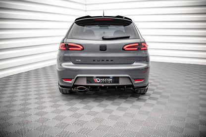 Heckansatz Diffusor passend für Seat Ibiza CUPRA Mk3 schwarz Hochglanz