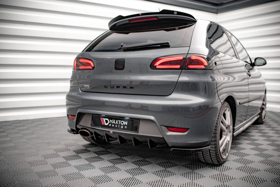Heckansatz Diffusor passend für Seat Ibiza CUPRA Mk3 schwarz Hochglanz