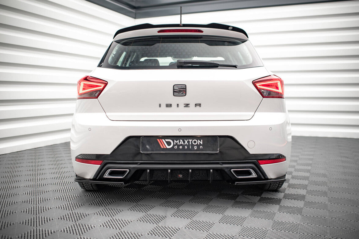 Heckansatz Diffusor passend für Seat Ibiza FR Mk5 schwarz Hochglanz