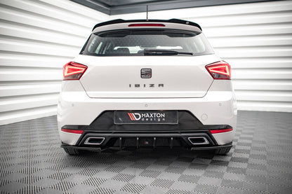 Heckansatz Diffusor passend für Seat Ibiza FR Mk5 schwarz Hochglanz