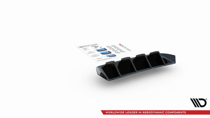 Heckansatz Diffusor passend für Seat Ibiza FR Mk5 schwarz Hochglanz