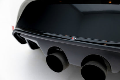 Heckansatz Diffusor passend für Seat Leon CUPRA/ FR Mk2 schwarz Hochglanz