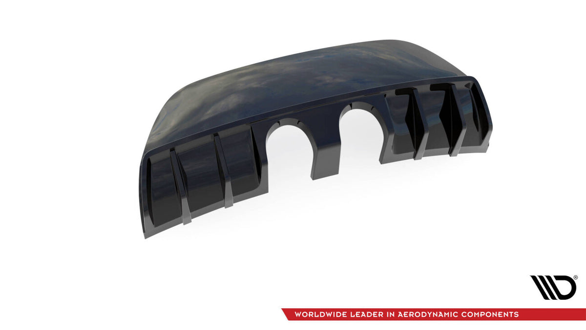 Heckansatz Diffusor passend für Seat Leon CUPRA/ FR Mk2 schwarz Hochglanz