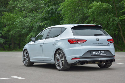 Heckansatz Diffusor passend für Seat Leon III CUPRA schwarz Hochglanz