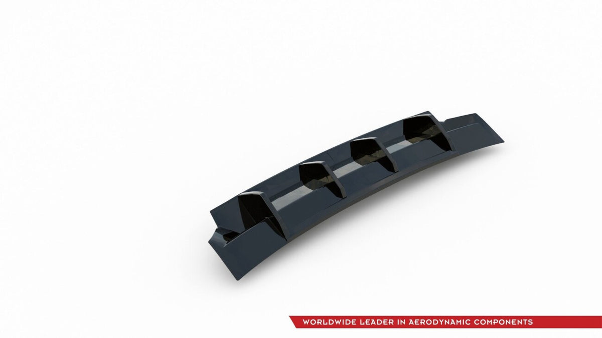 Heckansatz Diffusor passend für Skoda Kodiaq Sportline Mk1 / Mk1 FL schwarz Hochglanz