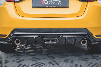 Heckansatz Diffusor passend für Toyota GR Yaris Mk4 schwarz Hochglanz