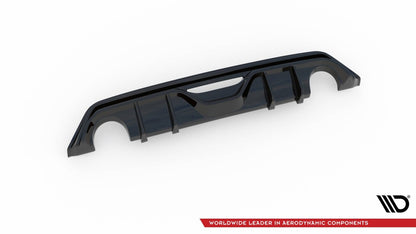 Heckansatz Diffusor passend für Toyota GR Yaris Mk4 schwarz Hochglanz