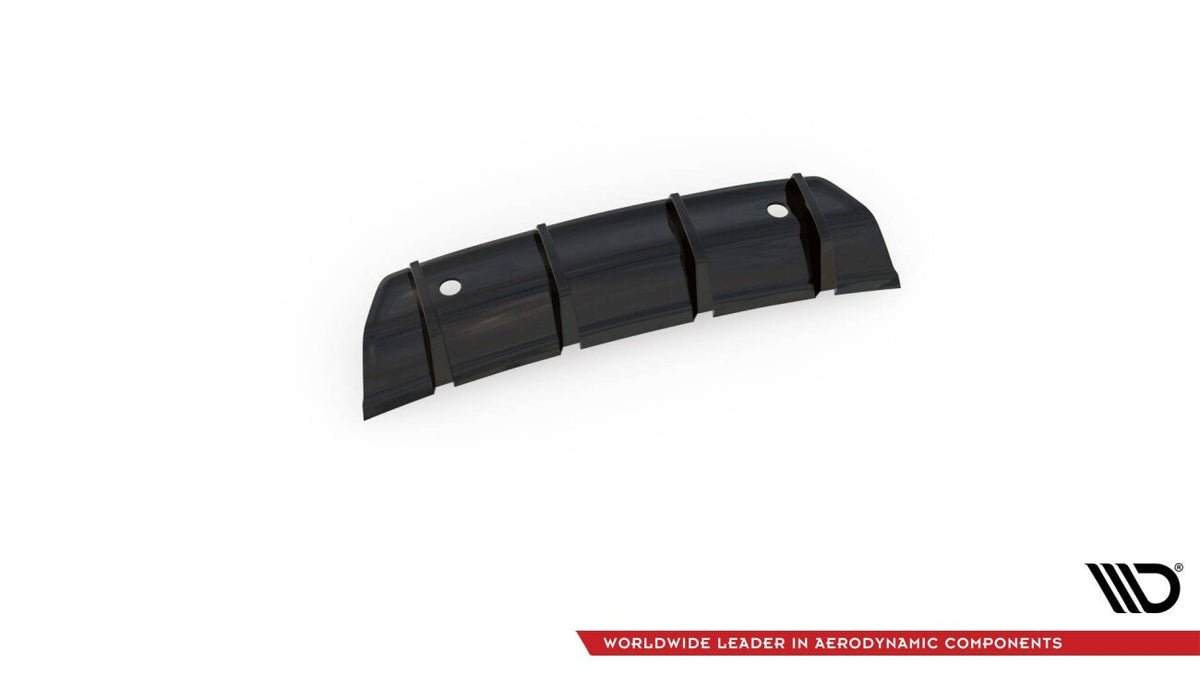 Heckansatz Diffusor passend für Volvo V40 R-design schwarz Hochglanz