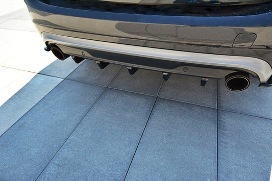 Heckansatz Diffusor passend für Volvo V60 Polestar FL schwarz Hochglanz